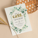 Recherche de eucalyptus baby shower invitations Élégant