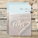 Recherche de plage coeur invitations Été