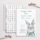 Recherche de pâques un certain lapin invitations Aquarelle