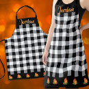 Suche nach gingham schürzen Schwarz weiß