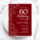 Recherche de fleur rouge invitations Pour elle