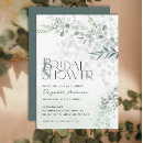 Recherche de douche nuptiale à la mode invitations Botanique