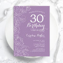 Recherche de lavande florale invitations Élégant