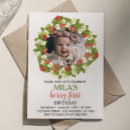 Recherche de première anniversaire invitations Fille 1er anniversaire