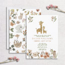 Recherche de giraffe baby shower invitations Boho