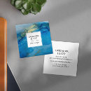 Suche nach gold und aquamarines visitenkarten Vergoldet