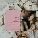Recherche de magenta save the dates Élégant