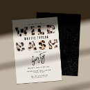 Recherche de fourrure invitations Empreinte de léopard