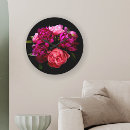 Suche nach pfingstrose wanduhren Rosa