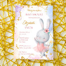 Recherche de ballerina baby shower invitations Lapin