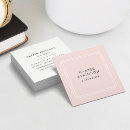 Recherche de rose et blanc cartes visite Chic