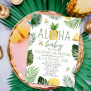 Recherche de luau baby shower invitations Ananas