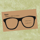 Recherche de lunettes cartes visite Geek