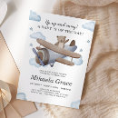 Recherche de aviation baby shower invitations Vintage