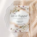 Recherche de floral fiançailles invitations Romantique