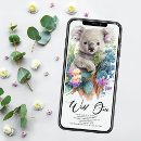 Recherche de koala invitations Fille