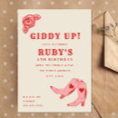 Recherche de up invitations Cowgirl