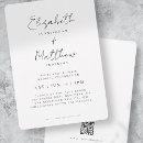 Suche nach minimalist wedding einladungen Qr code