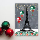 Recherche de tour eiffel noël cartes Français