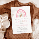 Recherche de miracle baby shower invitations Arc en ciel