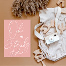 Recherche de minimal baby shower invitations Rose
