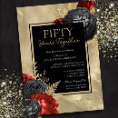 Suche nach goldenes jubiläum einladungen Schwarz und gold