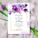 Recherche de violet mariage invitations Fleurs