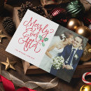 Recherche de just married vœux cartes Our first christmas