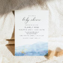 Recherche de blue baby shower invitations Bleu poussiéreux