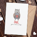 Recherche de owl vœux cartes Chouette