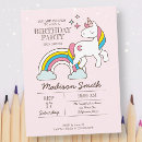 Recherche de mignons licorne invitations Pour tous
