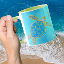 Recherche de tortues tasses Bleu turquoise