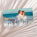 Recherche de recouvrement cartes visite Photographe