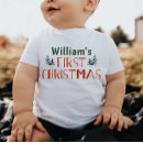 Recherche de noël de bébé Aquarelle