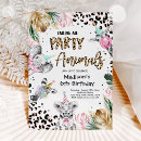 Recherche de leopard print invitations Safari