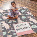 Suche nach blaues einhorn decken Girl