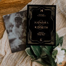 Suche nach deko save the date Schwarz und gold