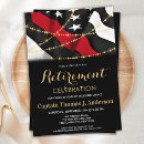 Recherche de sapeur retraite invitations Ligne rouge fine