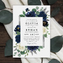 Recherche de bleu royal gris argenté invitations Marine et argent