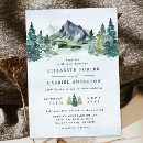 Recherche de montagne mariage invitations Arbres forestiers
