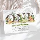 Recherche de dinosaure 1ans anniversaire invitations Animaux jurassiques