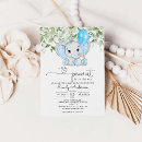 Recherche de little peanut baby shower invitations Elephant