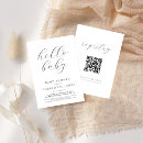 Recherche de hello baby invitations Élégant