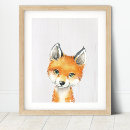 Suche nach fuchs kinderzimmer poster Tiere