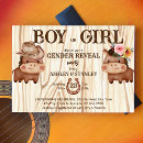Recherche de cowboy gender reveal invitations Cowgirl