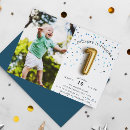 Recherche de 1ans anniversaire invitations confettis