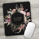 Recherche de fleurs géométriques tapis souris Rustique