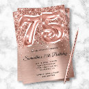 Suche nach 75th birthday einladungen Modern