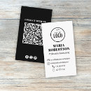 Recherche de style graphique cartes visite Noir et blanc