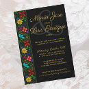 Recherche de black gold floral mariage invitations De